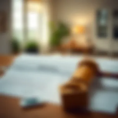 Close-up of legal documents related to real estate transactions