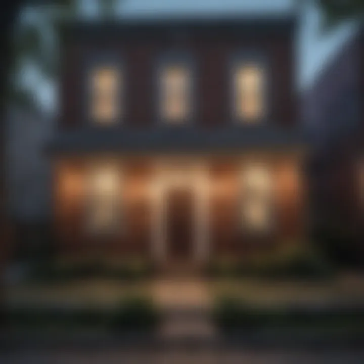Charming historic home exterior in Northern Liberties