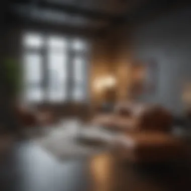 Modern Aesthetics in Northern Liberties Modern apartment interior with stylish furnishings in Northern Liberties