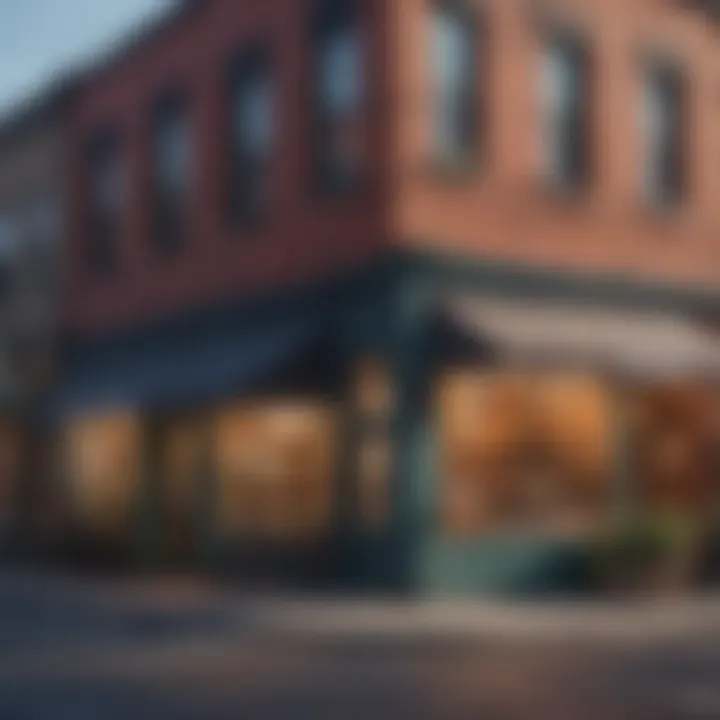 Vibrant street scene showcasing local shops and cafes in Northern Liberties