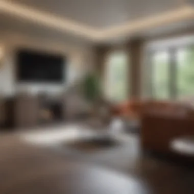 Stylish Interior Design of Pleasant Hills Apartments Interior living space design at Pleasant Hills Apartments.