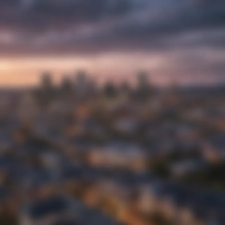 A panoramic view of Portland showcasing its diverse architecture and skyline.