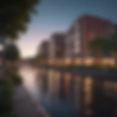 Scenic view of the surrounding community near Preston Bridge Apartments