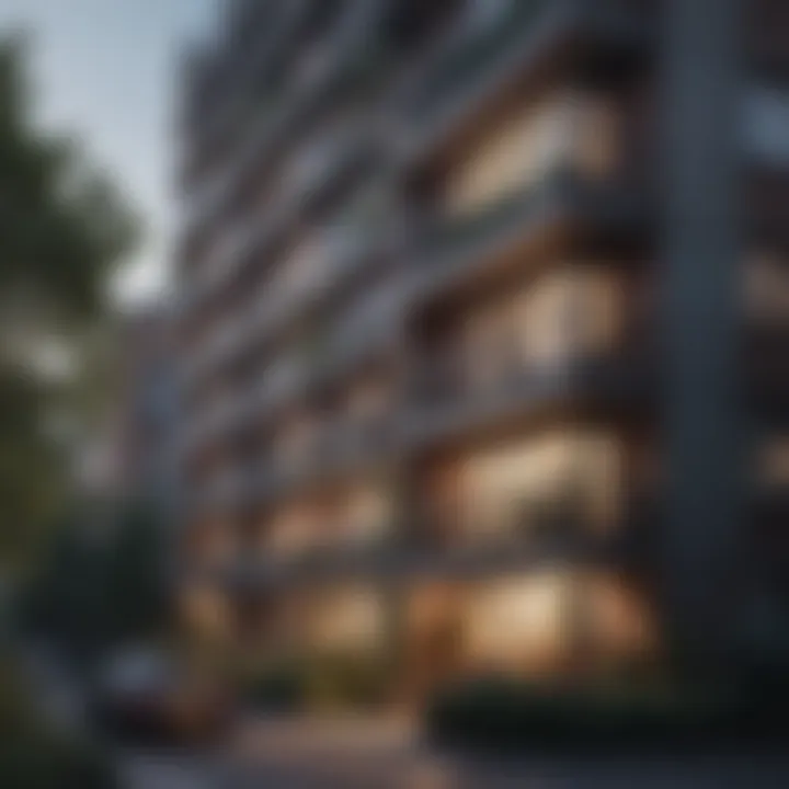 Graph illustrating investment trends in privately owned apartment buildings