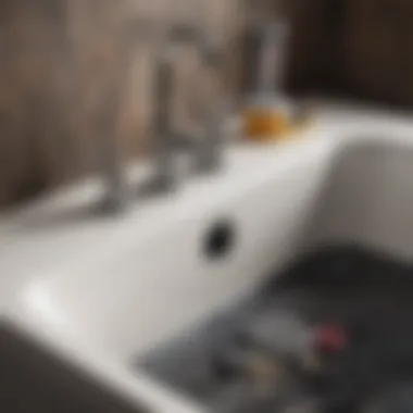 Tools for cleaning a tub drain