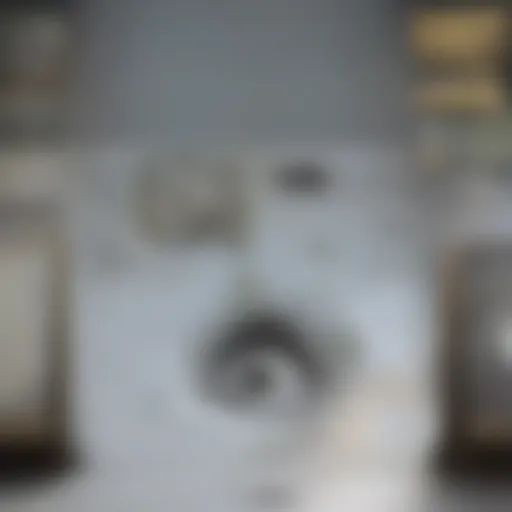 A close-up of a kitchen sink trap showing potential clogging areas.