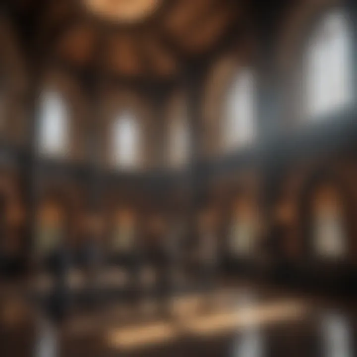 Visitors engaging with educational programs at the Smithsonian Institution Building