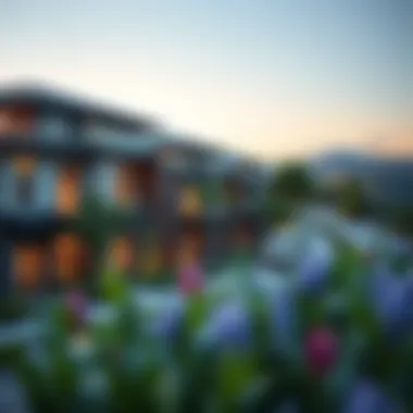 Desirable Living Spaces Modern residential neighborhood showcasing lifestyle appeal