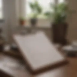 Organized moving checklist on a clipboard