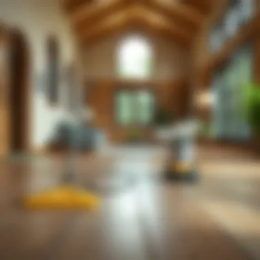 Wood Floor Maintenance Techniques Detailed view of wood floor maintenance techniques