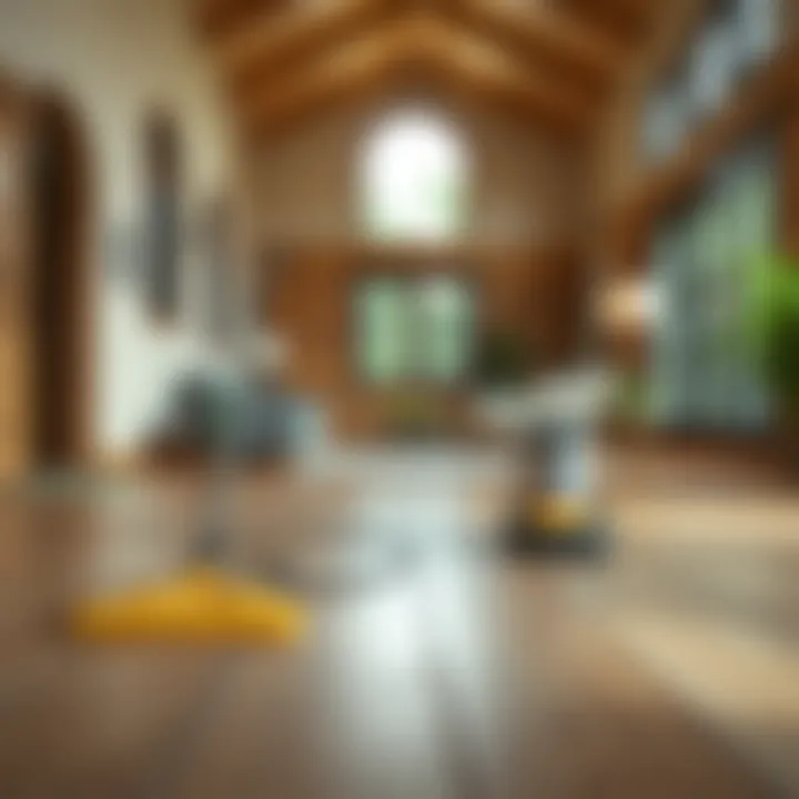 Wood Floor Maintenance Techniques Detailed view of wood floor maintenance techniques