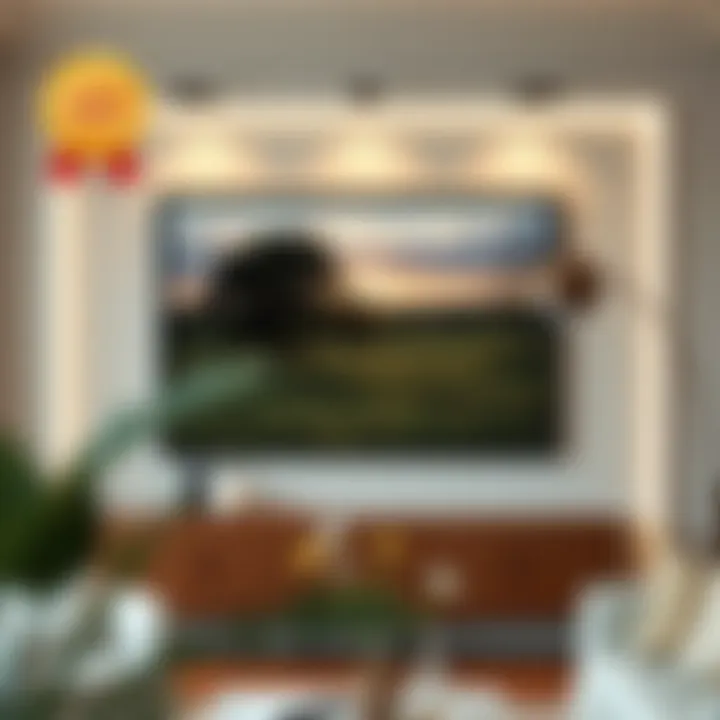 Correct picture height on wall
