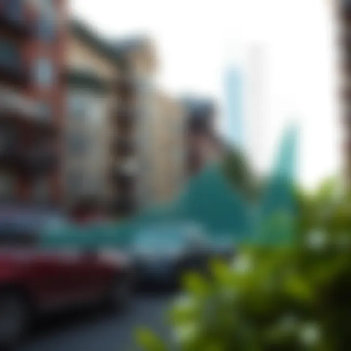 Graph displaying trends in rental prices for small apartments