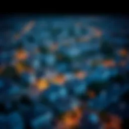 Aerial view of diverse California neighborhoods