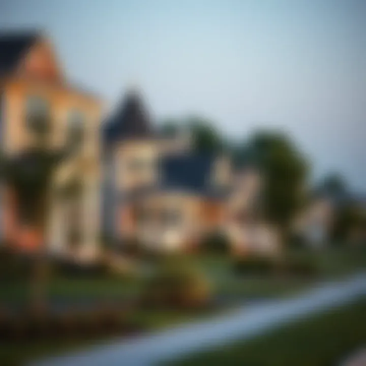 A serene neighborhood with turnkey homes, reflecting investment opportunities.