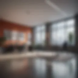 Modern office space representing property management services