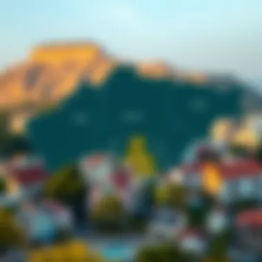 Regional Variations in Rental Fees Map showcasing regional rental fee variations