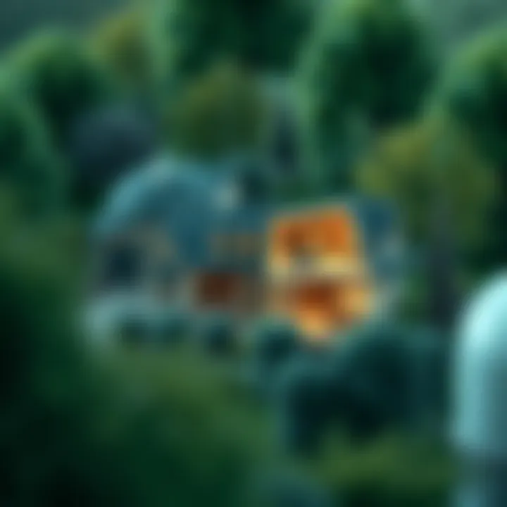 Overview of a house layout with square footage highlighted