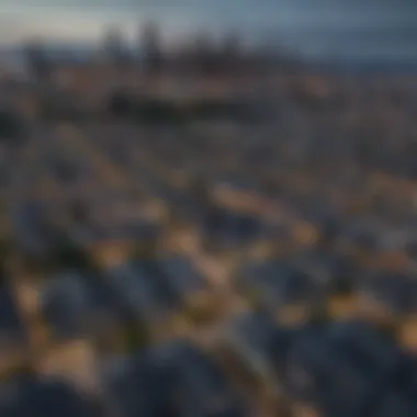 Seattle Skyline and Residential Areas Aerial view of Seattle skyline showcasing residential areas