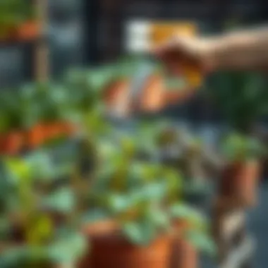 Watering Technique for Potted Plants Watering technique for potted plants